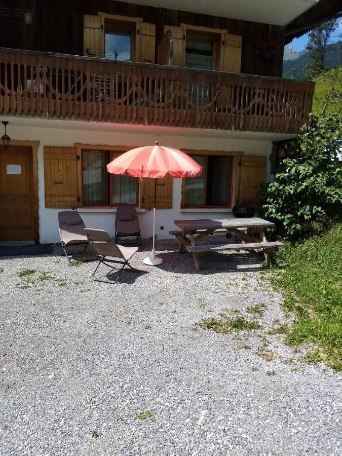 Les Mouflons Appartement Abondance Buitenkant foto